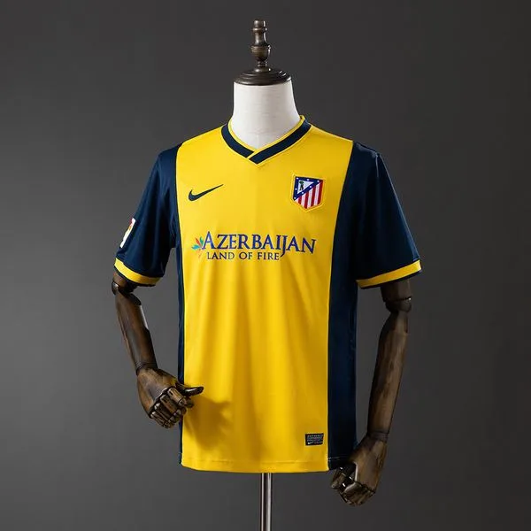 Camiseta de fútbol Atlético Madrid 2013/14 VISITANTE MANGA CORTA VERSION FAN
